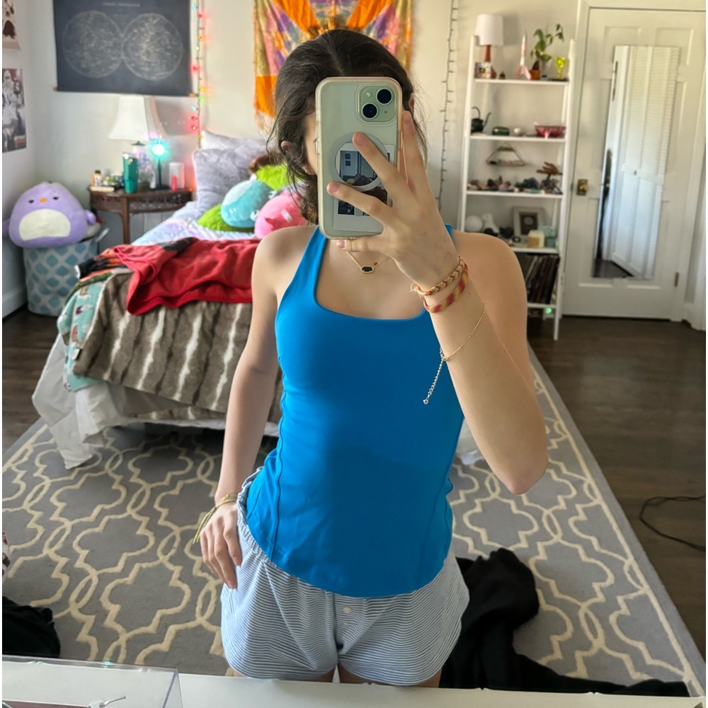 LULULEMON blue tank top!! size 2